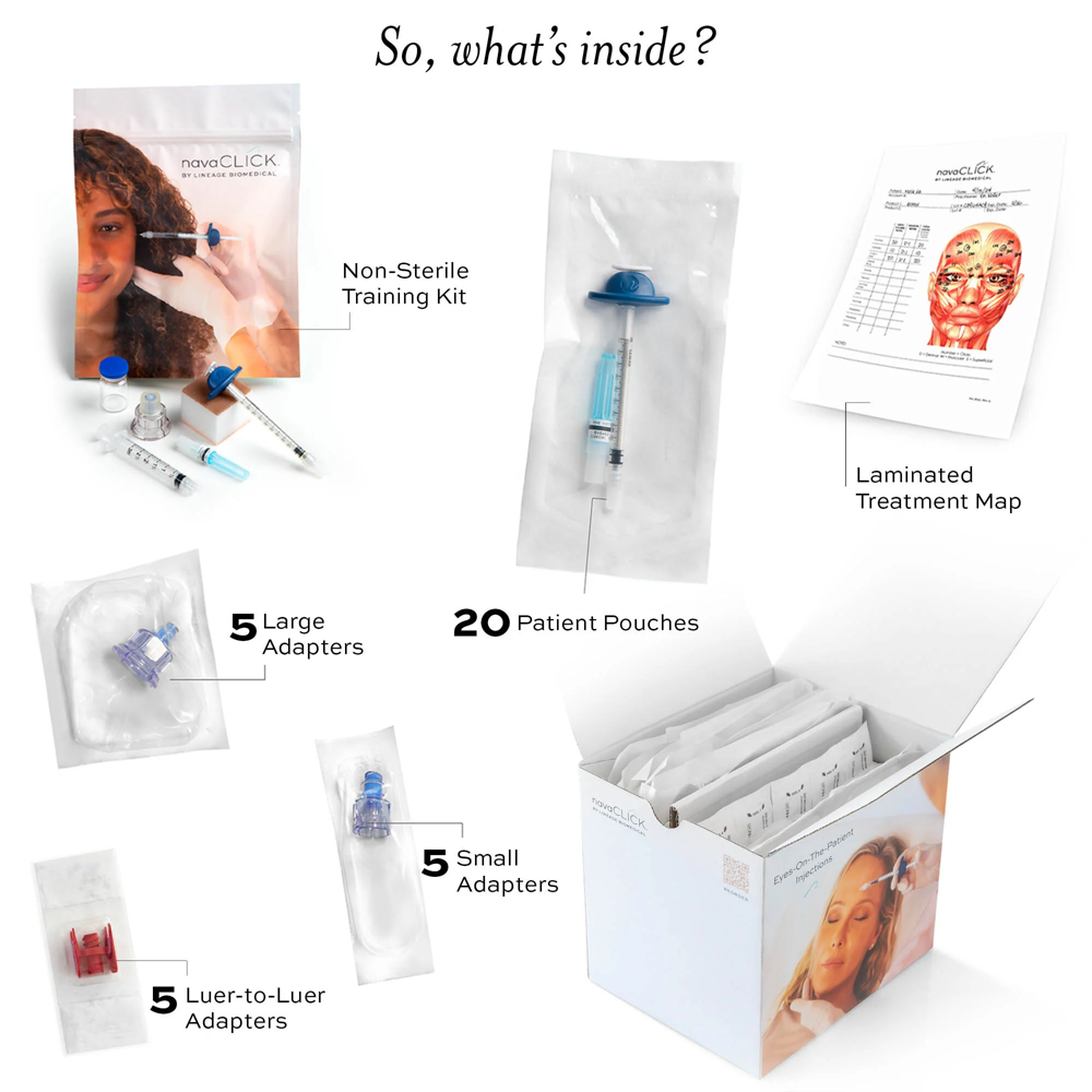 Official NavaClick essentials kit image by Lineage Biomedical